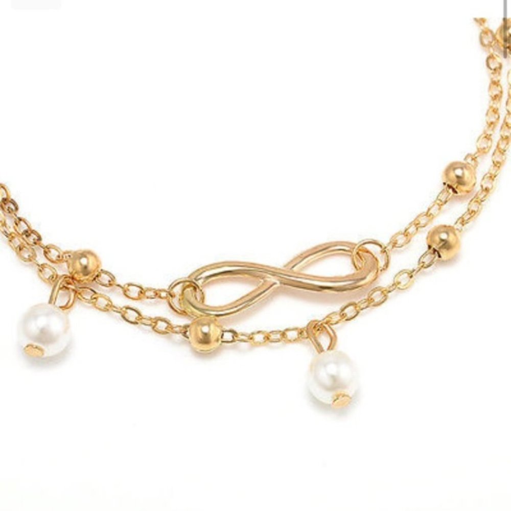 Leg Chain Forever Luck Jewelry pearl drop - Picture 7 of 7